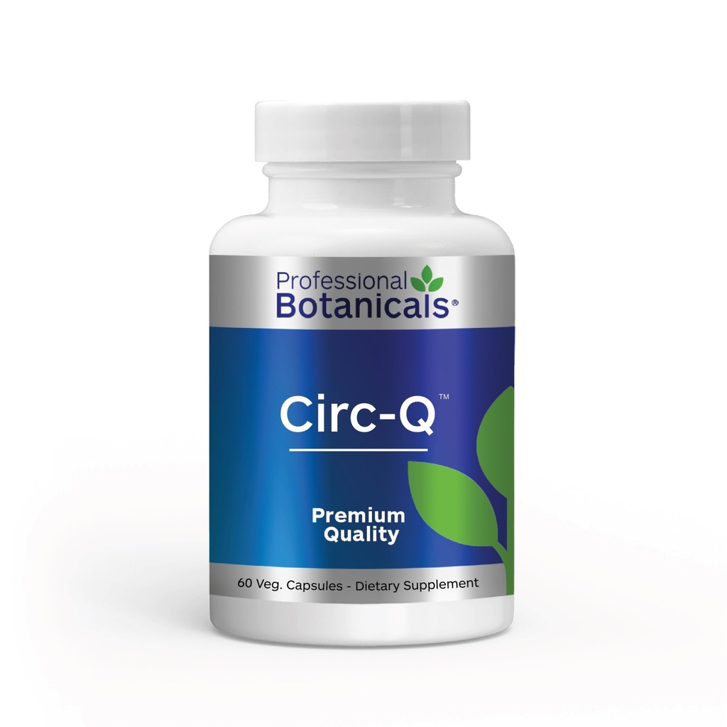 Professionele Botanicals Circ-Q - Blood Circulatie Ondersteuning en Vein Health Supplement - 60 Groenten Capsules