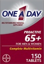 One a Day Proactive 65 Plus Multivitaminen voor mannen en vrouwen, 150 tabletten (verpakking van 2) door One-A-Day
