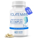 L-methylfolaat + B12 Methylcobalamine & B6 Blend (7,5 mg) - 60 capsules - actieve B-complex met cofactoren en essentiële aminozuren - niet-GMO, glutenvrij, geen fillers