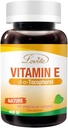 Lovita Vitamine E 400 IE Softgels, natuurlijk 268 mg (als D Alpha Tocoferol), veganistisch voor gezonde huid, haar, nagels en immuunsysteem ondersteuning, 60 vegetarische Softgels