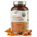 Purity Labs Biologische Kurkuma Curcumine Supplement met Piperine 2.250 MG/Serven 