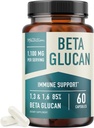 Beta Glucan Supplement 1100mg for Immunity, Skin & Gut Support 