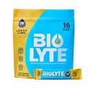 BIOLYTE IV Electrolyte poederverpakkingen, IV Liquid Drink Mix voor water, Doctor-Ontwikkelde Hydration, HSA & FSA goedgekeurde Dehydration Relief, Chemotherapie Must Haves voor vrouwen en mannen- Citroen Lime (16 Sticks)