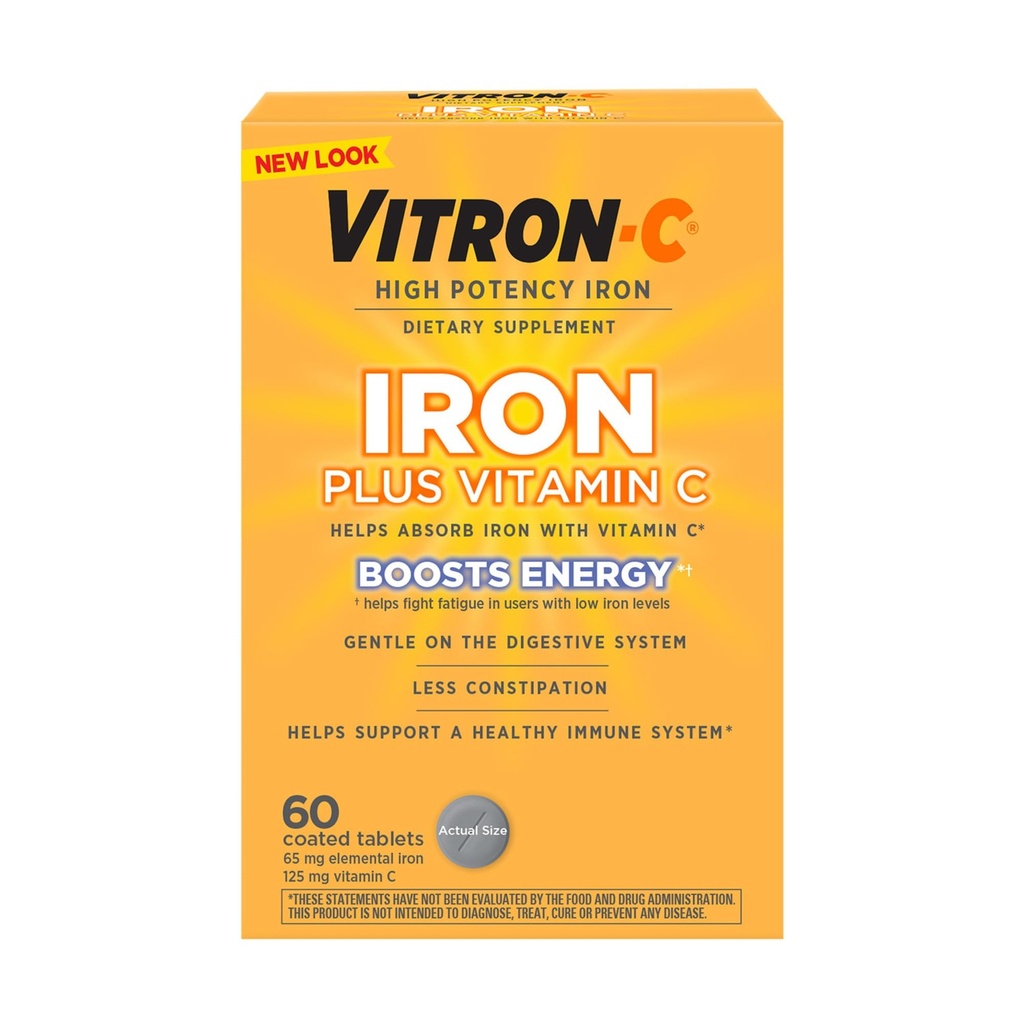Vitron-C Multivitamine Tablet 63736012301 1 Fles, 60 per fles