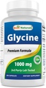 Best Naturals Glycine Supplement 1000 Mg voor energieproductie, 180Count