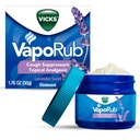 Vicks VapoRub, Lavendel Geur, Hoest Suppressant, Topical Chest Rub & Analgesic Zalf, Gemedicineerde Vicks Vapors, Verlossing van Hoest als gevolg van koude, pijn & pijnen, 1.76oz