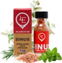 4Elementum Sinus Himalaya zout Inhalator - Geïnfundeerd met natuurlijke eucalyptus, pepermunt en rozemarijn - Ondersteunt Verlichting van allergieën, verkoudheid en congestie