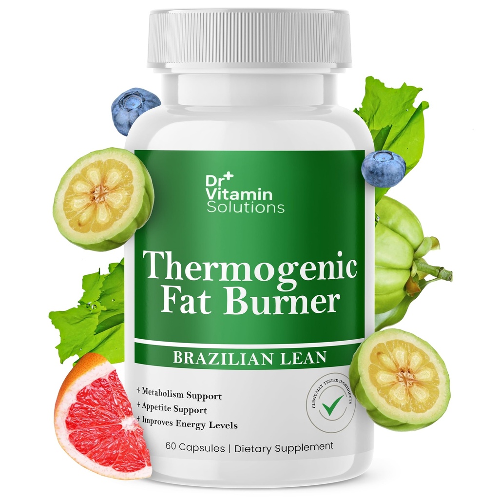 Thermogene vetbrander Braziliaanse Lean, gewichtsverlies pillen voor vrouwen, waist trimmer & supplementen voor opgeblazen gevoel voor vrouwen & mannen, 60 capsules