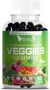 VITINITY Made with Real Super Veggies Delicious Gummy Supplement,Men,Women & Kids(60 Kauwen),30 Veggies,Herbs,Fruit en plantaardige vitamines,Non-GMO,Pectine-Based,Gluten-Free,Geen pillen (30 dagen levering)
