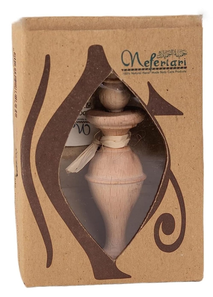 Nefertari 100% natuurlijke Egyptische Eyeliner in poedervorm, handgemaakte Eyeliner met farao verpakking