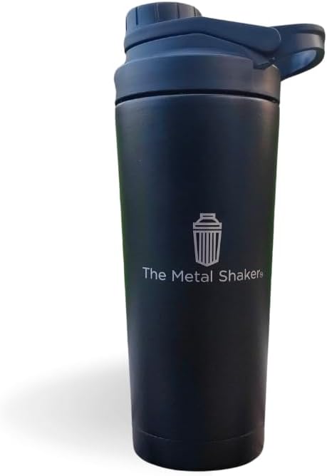 24 Ounce Roestvrij staal Proteïne Shaker fles