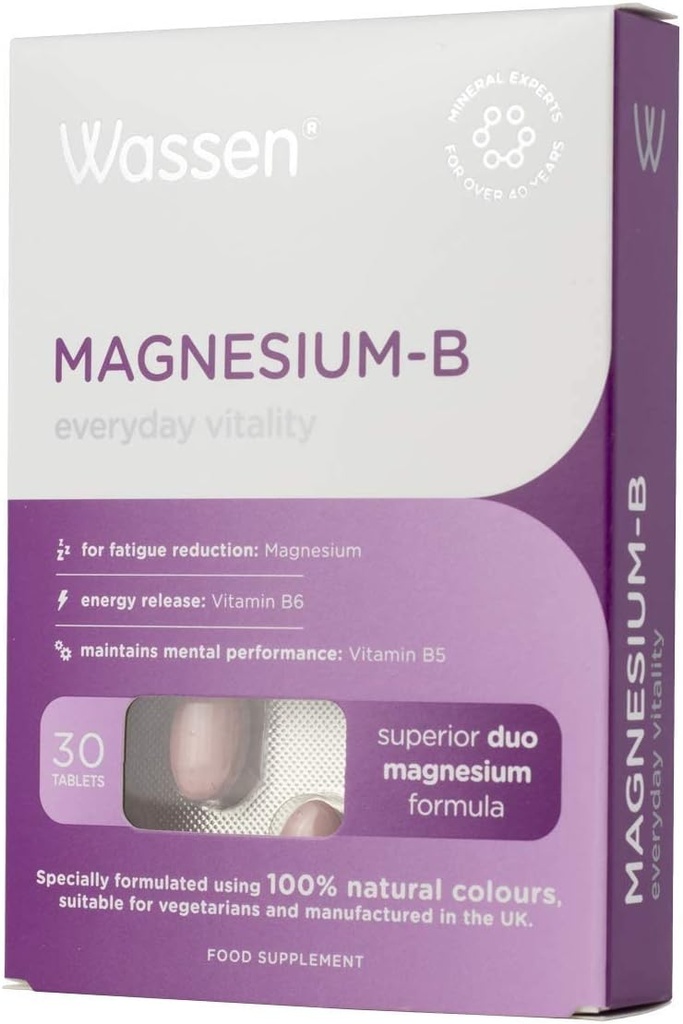 Wassen Magnesium B 30 Tabletten door Wassen International