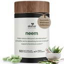 AKSHAR Ayurveda - Neem Capsules met Neem Extract en Neem Leaf Powder - Herbal Neem Supplement ter ondersteuning van Clear Skin Health en Detox - Vegan Cruelty-Free Neem Leaf Capsules (60 Tel.)