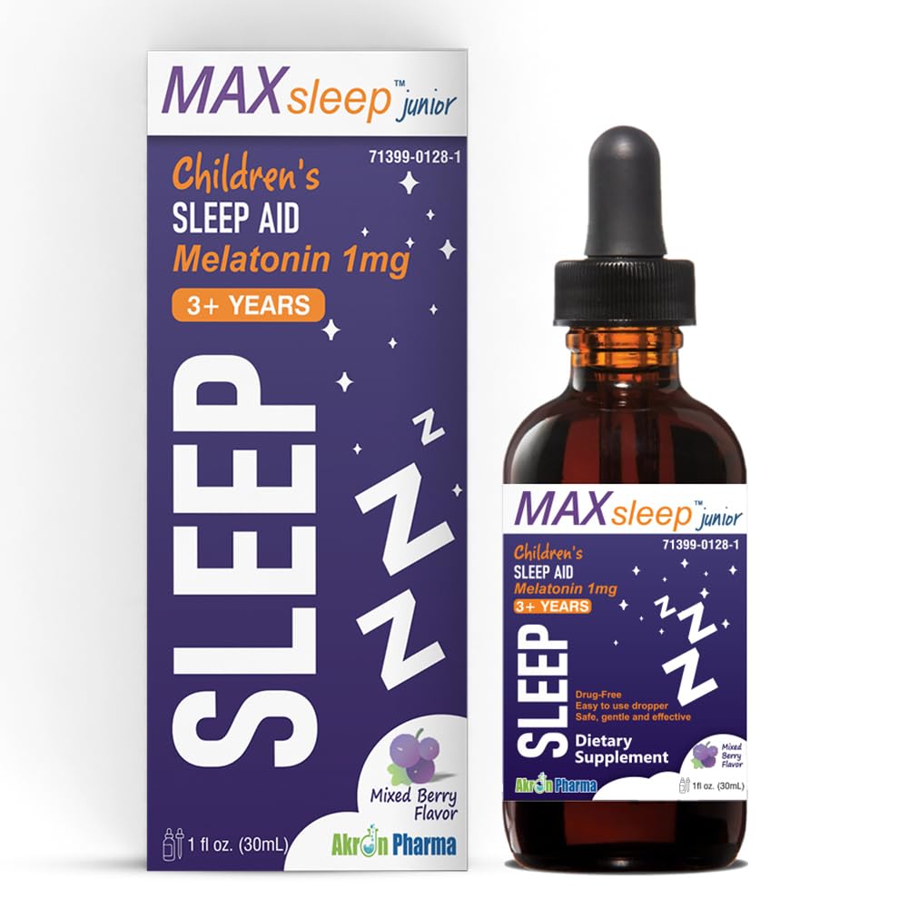 MAX Sleep Junior voor kinderen - Melatonine slaapdruppels voor zoete dromen