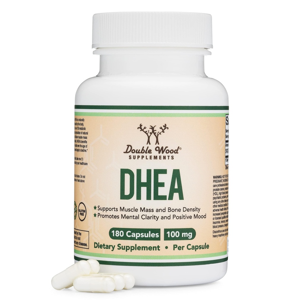 DHEA 100mg 180 Capsules Max Strength 6 maand supply