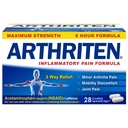 Inflammatory Pain Formula Caplets with 3 Active Ingredients: Aspirine, Acetaminophen & Cafeïne, Wit, 28 Tellen (Pack of 1)
