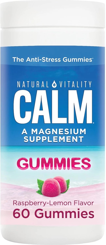 jogi Kalm Gummies, Magnesium Supplement, Raspberry-Citroen Smaak, Convenient, Heerlijke Gummies: Natuurlijke vitaliteit Kalm Gummies voor volwassenen hebben geweldig proeven Raspberry-Citroen Smaak 60 Gummies