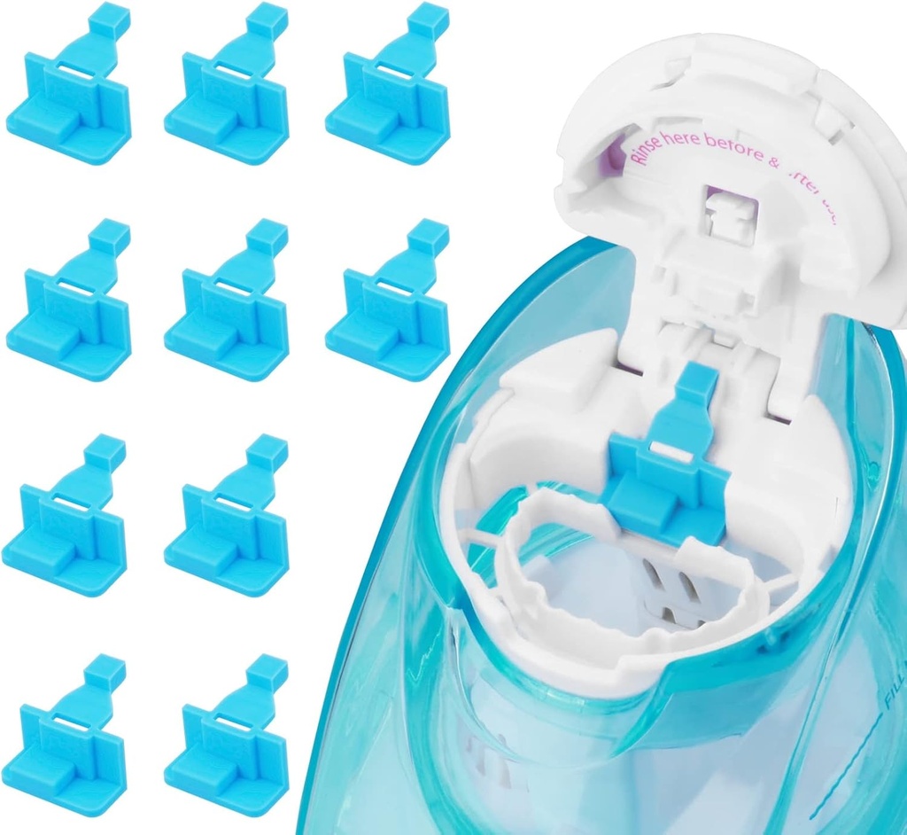 Siliconen zoutwater pods bijvullen Accessoires Compatibel met Nasal Nasal Care - Save zoutwater pods for Easy Operation (10 Pack-Blue)