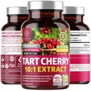 N1N Premium Tart Cherry Extract Capsules, 200 Veg Caps, 3000 mg, Krachtige Antioxidant, Gezamenlijke Gezondheid en Mobiliteit, Non-GMO, Glutenvrij, 200 Veggie Caps