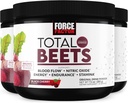 FORCE FACTOR Total Beets Superfood Beetwortelpoeder 3-pack, Nitraten om Circulatie, Bloedstroom, Nitric Oxide, Energie, Endurance, Uithoudingsvermogen, Cardiovasculaire Hartgezondheid Supplement, 90 porties