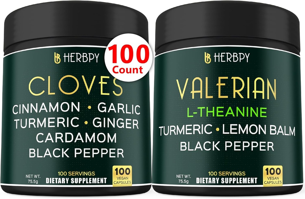 Bundel 7in1 Kruidnagel Supplement & 5in1 Valeriaan wortelsupplement