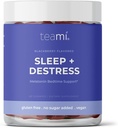 Teami Sleep + Destress, Melatonine Bedtijd Ondersteuning Gummy Vitamine