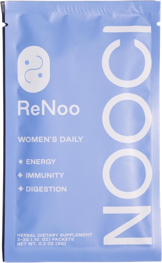 NOOCI ReNoo Women's Daily Powder for Energy, Immunity, Disception 
