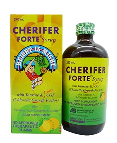 CHERIFER Forte Stroop met Taurine & Double Chlorella groeifactor 240ml