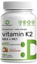 DEAL › Vitamin K2 Supplement 600mcg, 180 Kokosolie Softgels 