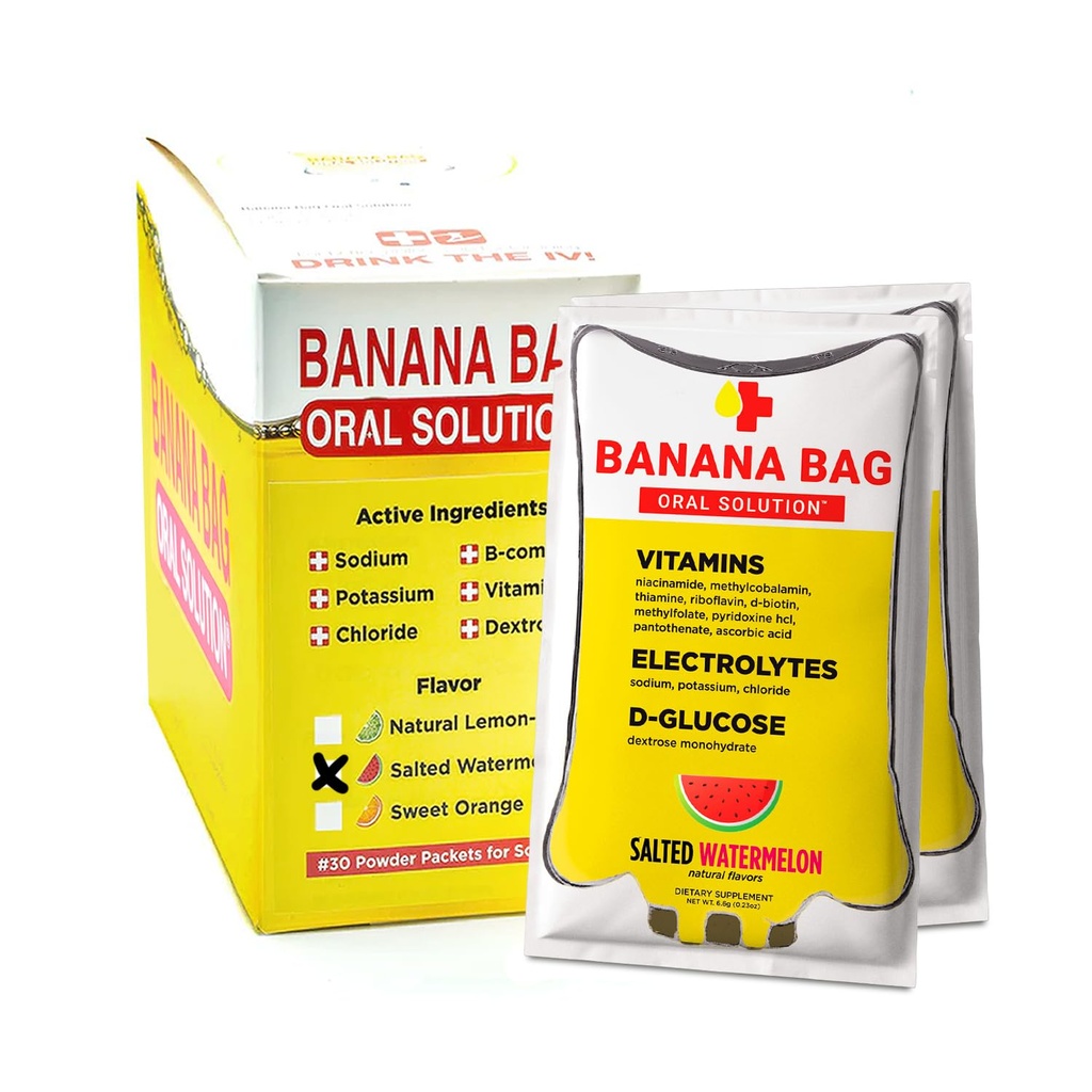 Banana Bag Oral Solution Packets  Handig, gemakkelijk te mengen, en perfect voor dagelijks gebruik.