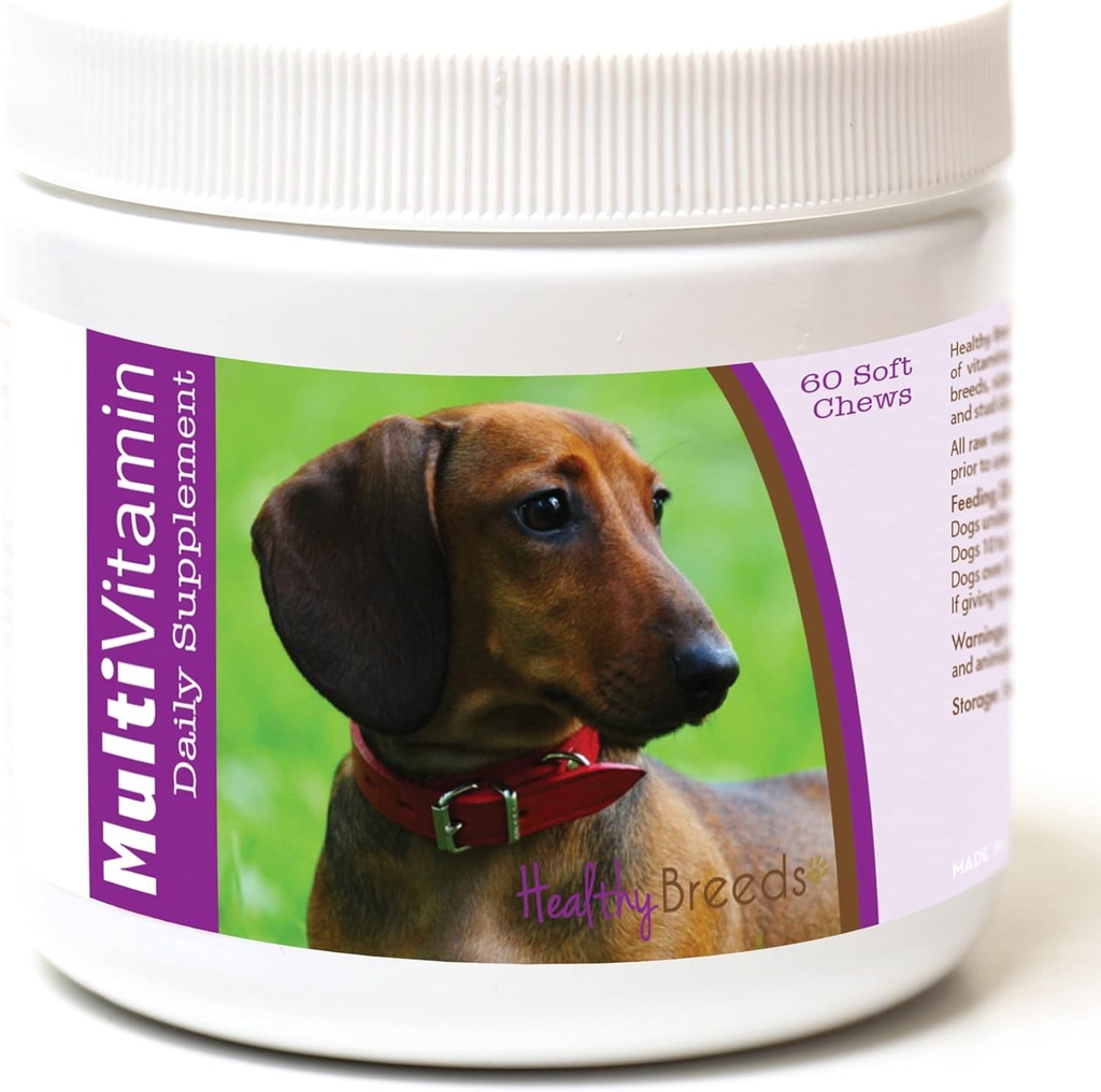 Gezond Ras Dachshund Multi-Vitamine Zachte Kauwen 60 Tellen