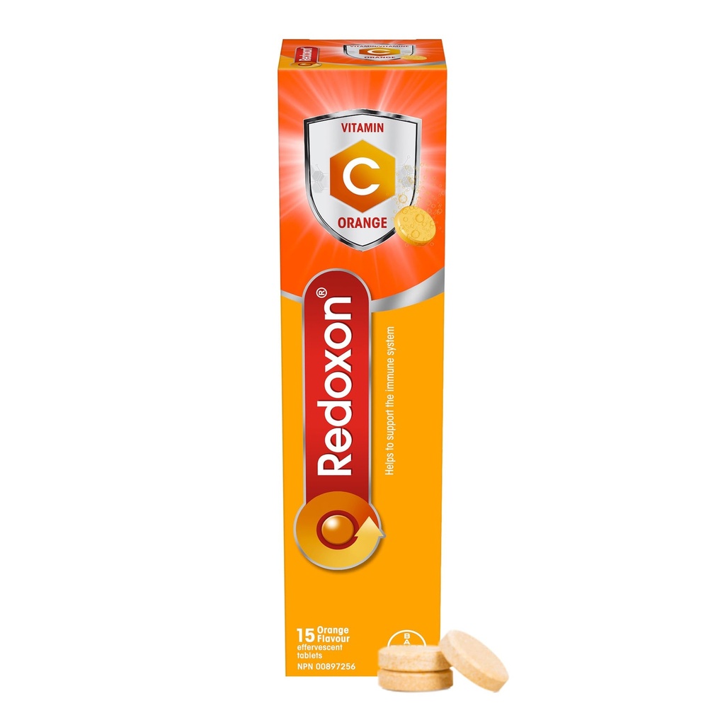 Redoxon Orange Vitamine C Bruistabletten 15 Oranje Bruistabletten