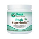Peak Organic Superfruit - Polyfenol Rich Superfood Powder - Non-GMO Fermented Aronia Berry, Acai, Blueberry, Granaatappel en Plum - Aging, Metabole Health, Heart Health (30 Servings)
