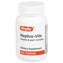 Rugby Nephro-Vite Vitamine B en C Complex Tablets - Dieetsupplement - 100 Tellen (1 Verpakking)