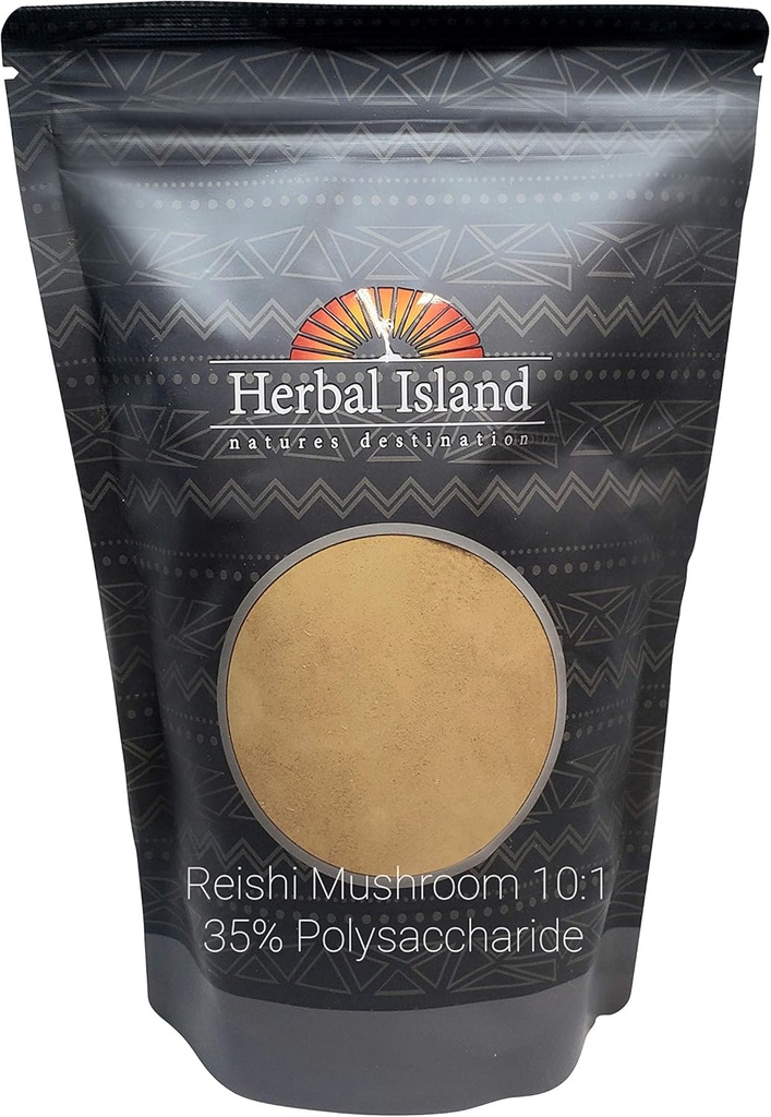 Reishi Mushroom Extract 10:1 Poeder 1 LB of 16 OZ 35% Polysacchariden Ganoderma lucidum