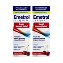 Emetrol Non-Drowsy Liquid Misselijkheid Relief - Gestoorde Maag Geneeskunde - Apotheek Aanbevolen Misselijkheid Relief - Cherry Flavor - 4fl oz, 2 Pack
