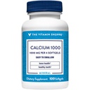 De vitamine Shoppe Calcium 1000MG, gemakkelijk doorslikken Softgels, ondersteunt bot & tanden met 400IE vitamine D (100 Softgels)