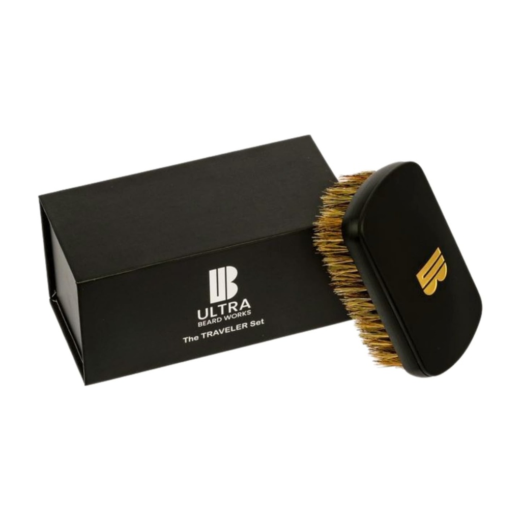 Magnetized High-end Baard Brush Set De Traveler Set bevat een afneembare spiegel en berenborstel. De volledige brush is verkrijgbaar in drie sets en meerdere kleuren.
