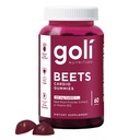 Goli Nutritional Supplement, Beets Cardio Gummy - 60 Count - 100mg CoQ10 & Beetwortel Extract - Glutenvrij, Veganistisch, Non-GMO, en Gelatine-Free.