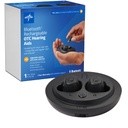 Medline Bluetooth oplaadbare OTC-hoortoestellen, in-The-Ear, 4 omgevingsinstellingen, waterbestendig, verstelbaar volume, mild tot matig gehoorverlies, geluiddemping, gehoorapparaten voor oordopjes