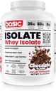 Basis Wei Proteïne Isolaat, 26g Proteïne, 0g Vet, Glutenvrij, RBST-vrij, Snelle Absorptie, 120 Calorieën (5 Pond, Chocolade)