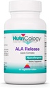 Nutricology ALA Release - Alpha-Lipoic Acid Complex, R-Alpha-Lipoic, Biotine, Calcium, Voedingssupplement, Vegetarische tabletten - 60 Tel.