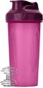 De heer Pen- Shaker flessen voor eiwitmixen, 28 oz, 1 Pack, Paars, Proteïne Shaker fles met Wire Whisk Ball, Blender fles
