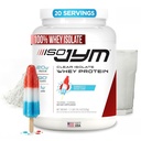 JYM Supplement Science Iso JYM Bombsicle, 90 Calorieën, 100% Wei Proteïne Isolaat, Zero Fat, Zero Sugars, Mixes Clear, voor vrouwen en mannen, 20 Servers
