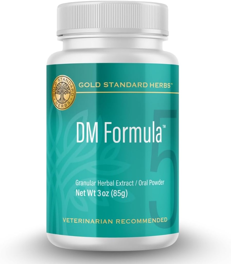 DM Formula Degenerative Myelopathy Relief for Dogs by Gold Standard Herbs, All Natural Granular Herbal Extract, 85 gram Powder