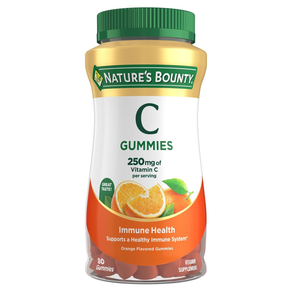 Nature's Bounty Vitamine C, Oranje, 80 Tellen