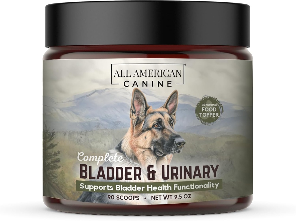 Complete Bladder en Urinaire Natuurlijke Proteïne Verrijkt Gepoederde Cranberry Food Topper voor alle honden, Ondersteuning van de Urinaire Gezondheid - 90 porties