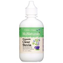Nunaturals helder extract Stevia, plantaardige zoetstof, plastic fles, 4 oz