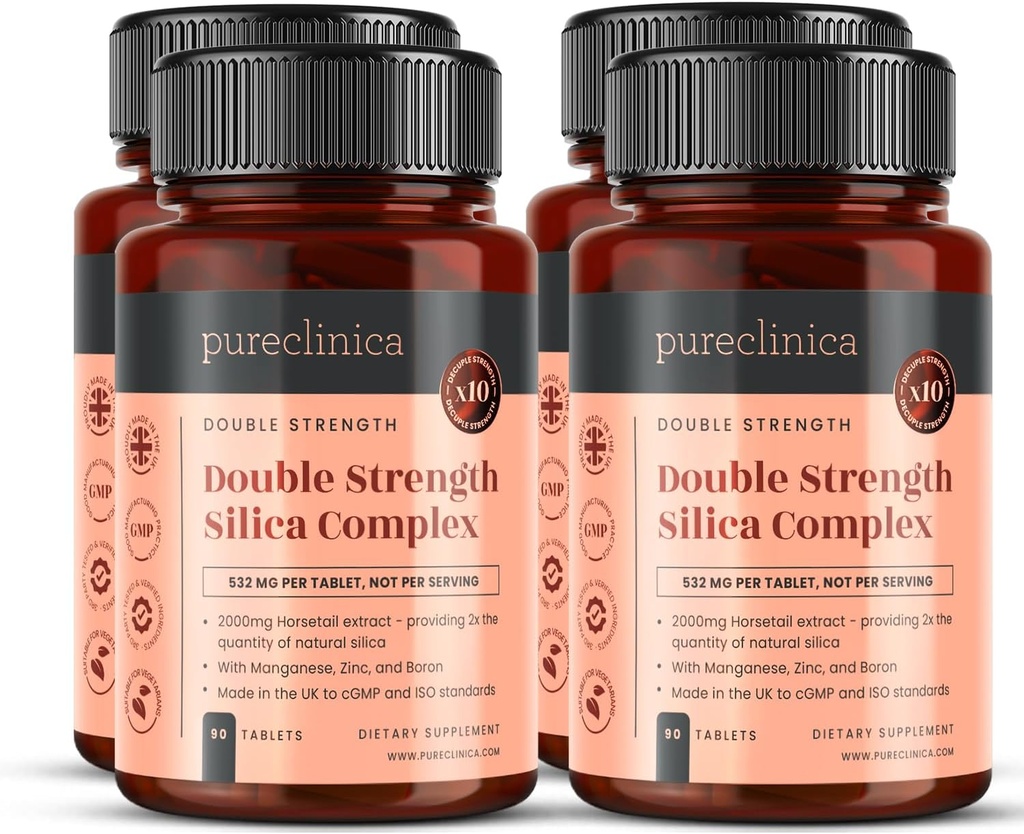 Dubbele sterkte Glycerol Complexe levering van 12 maanden! (2000mg Horsetail Extract x 360 tabletten(4 flessen van 90))