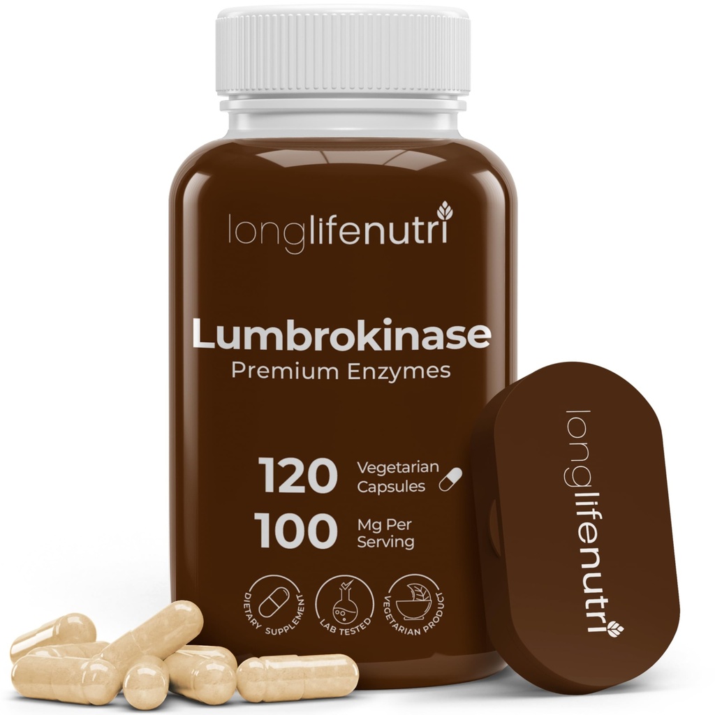 LongLifeNutri Lumbrokinase 100mg 